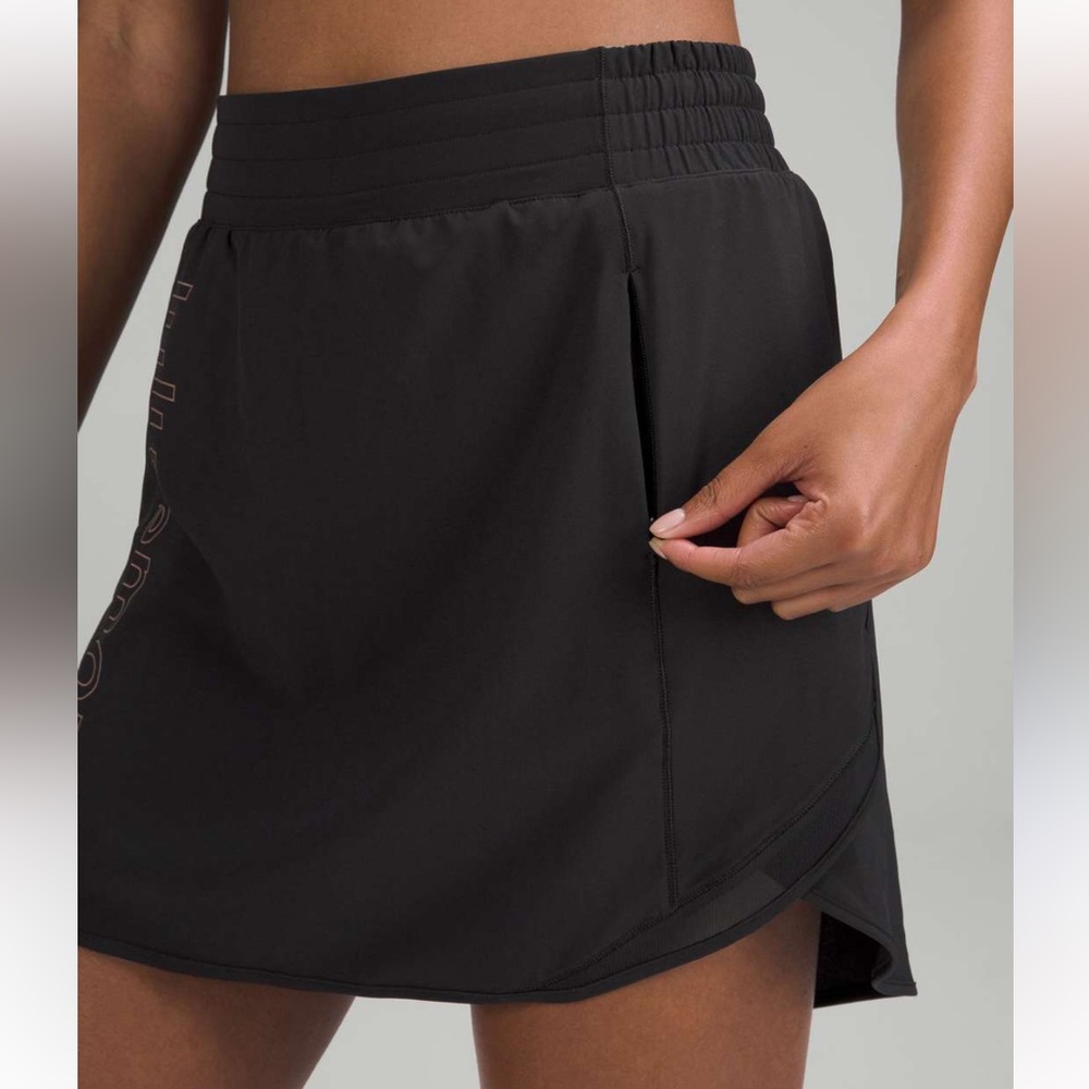 lululemon athletica Black Midi Skirt size 14